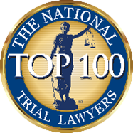 Top 100 Trial Lawyers badge for Lindner Law Personal Injury Attorneys